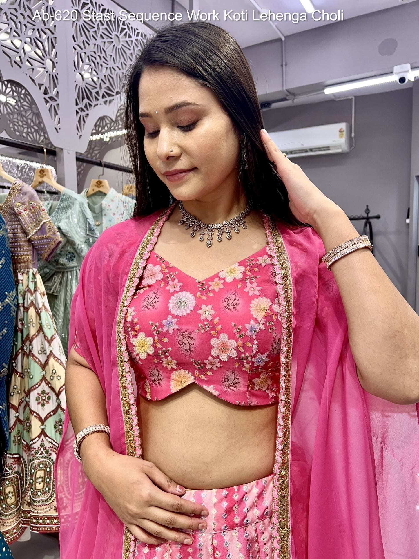 Ab-620    Stast Sequence Work Koti Lehenga Choli