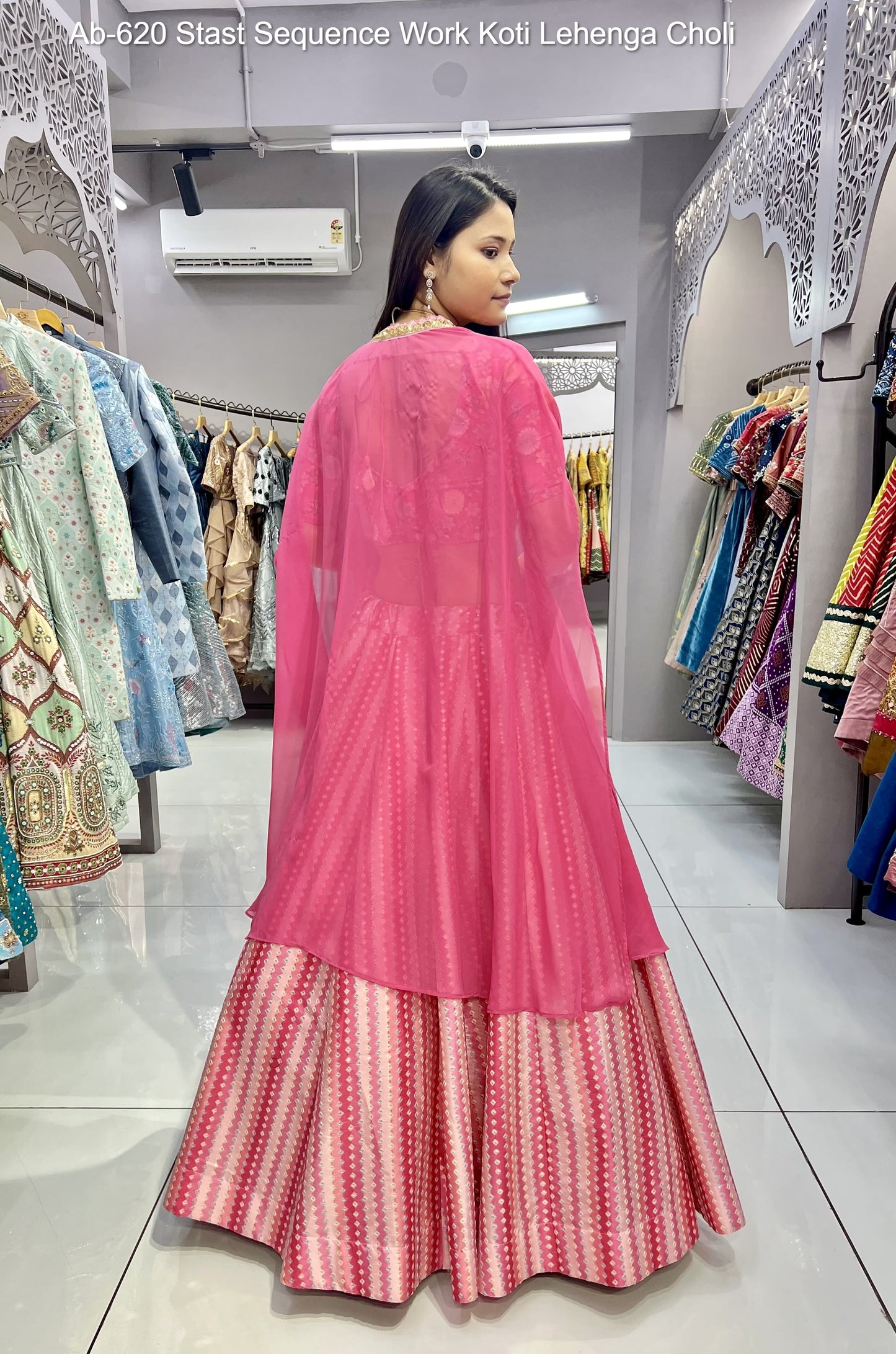 Ab-620    Stast Sequence Work Koti Lehenga Choli