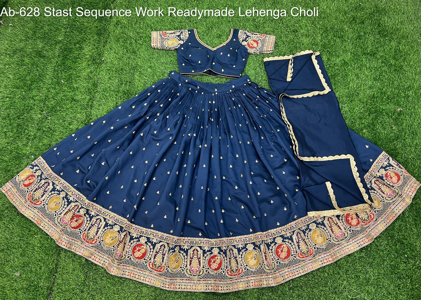 Ab-628 Stast Sequence Work Readymade Lehenga Choli