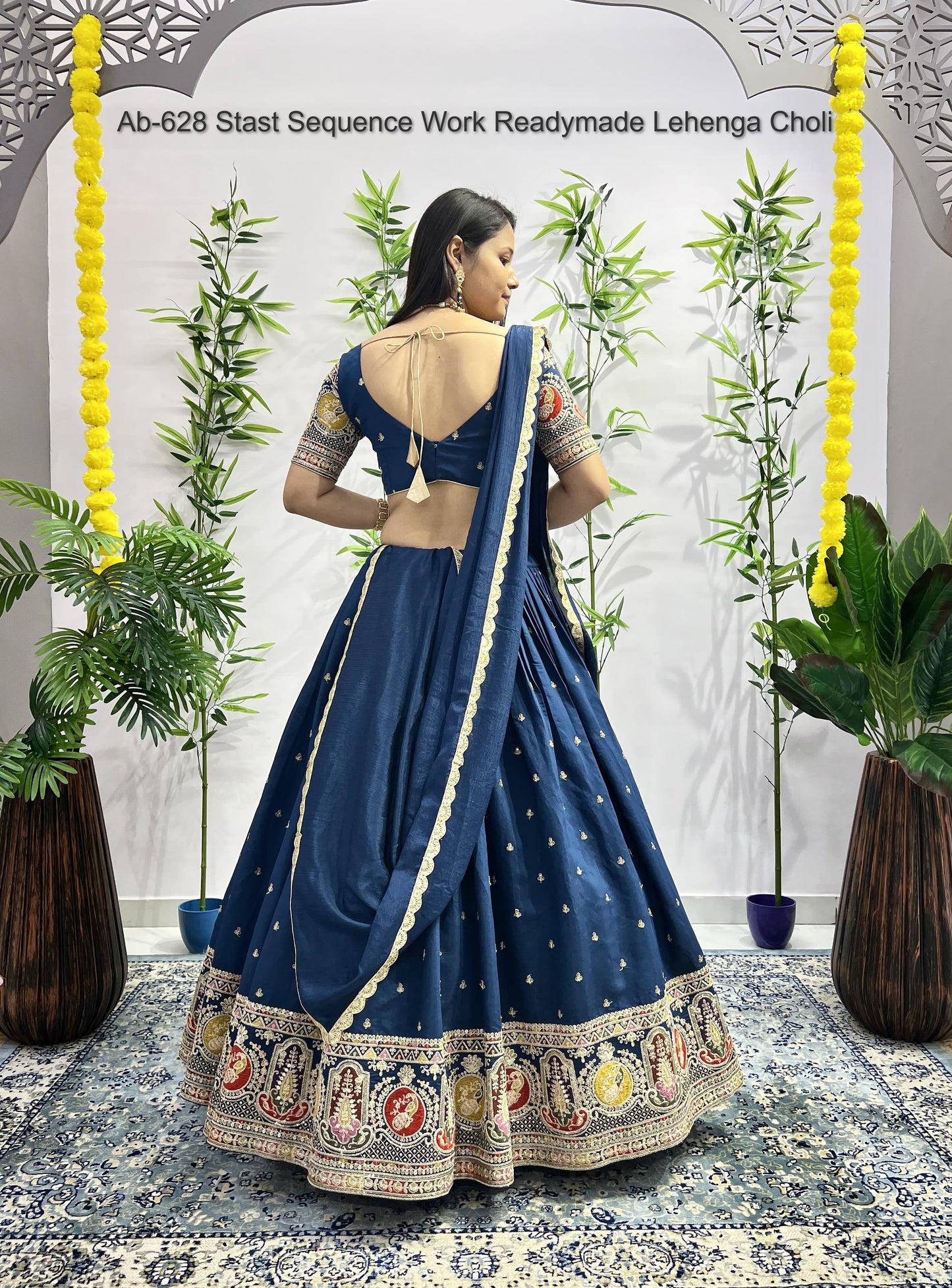 Ab-628 Stast Sequence Work Readymade Lehenga Choli