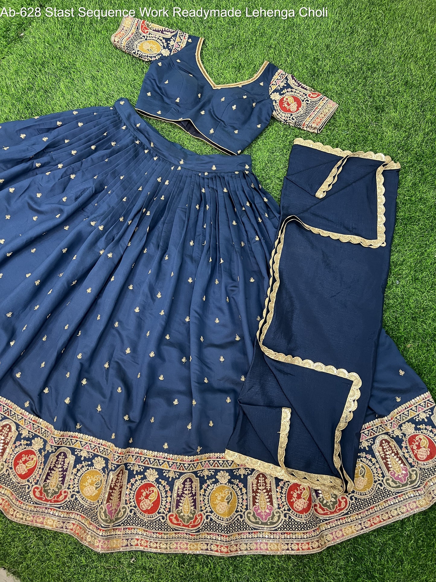 Ab-628 Stast Sequence Work Readymade Lehenga Choli