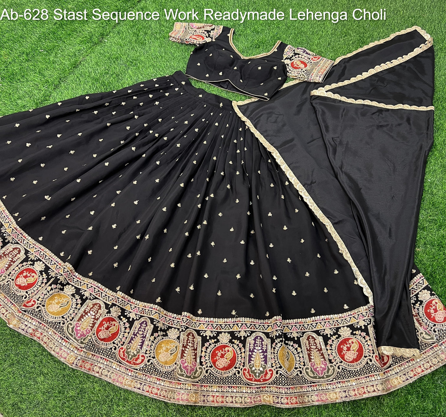 Ab-628 Stast Sequence Work Readymade Lehenga Choli