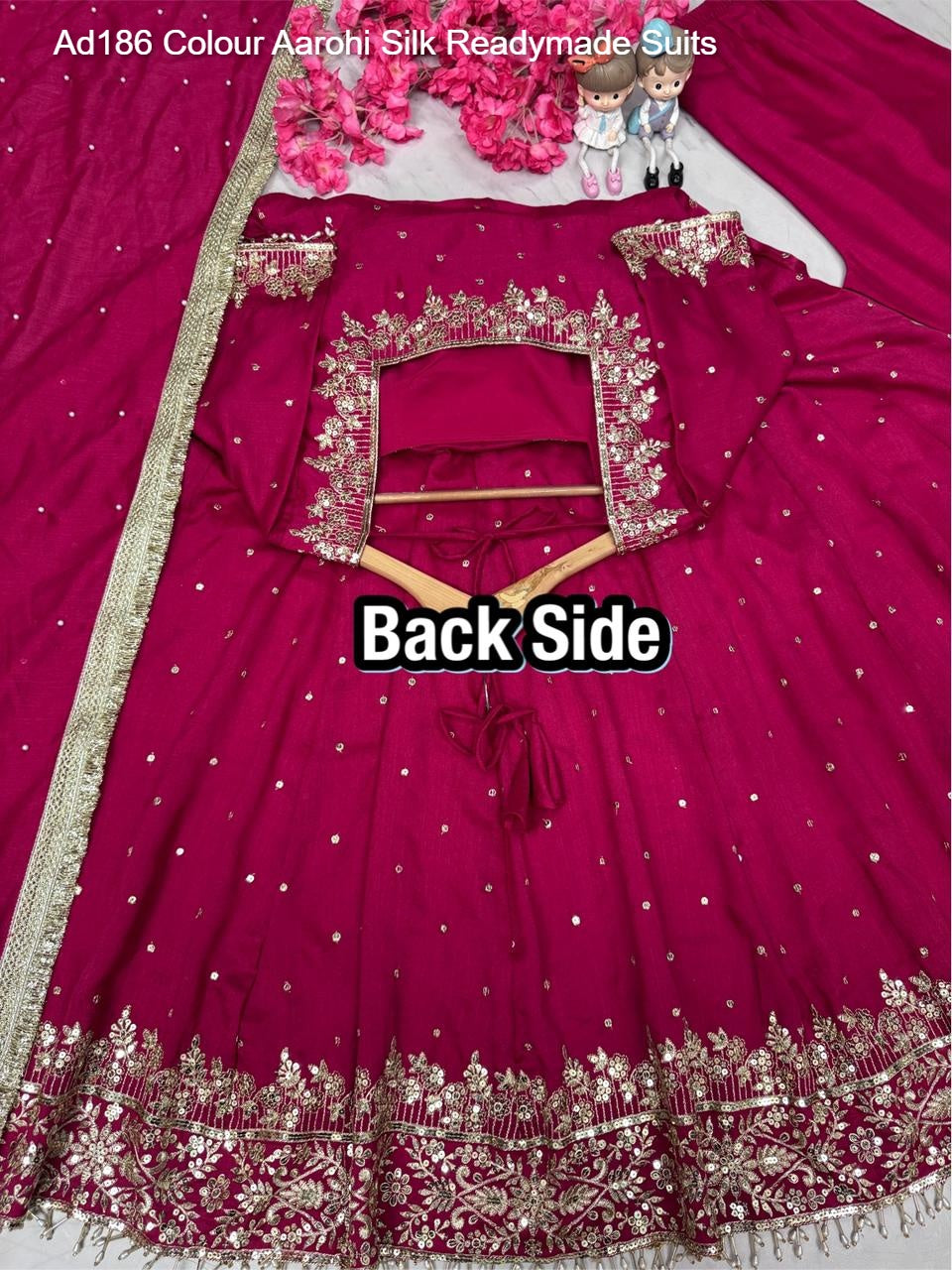 Ad186 Colour Aarohi Silk Readymade Suits