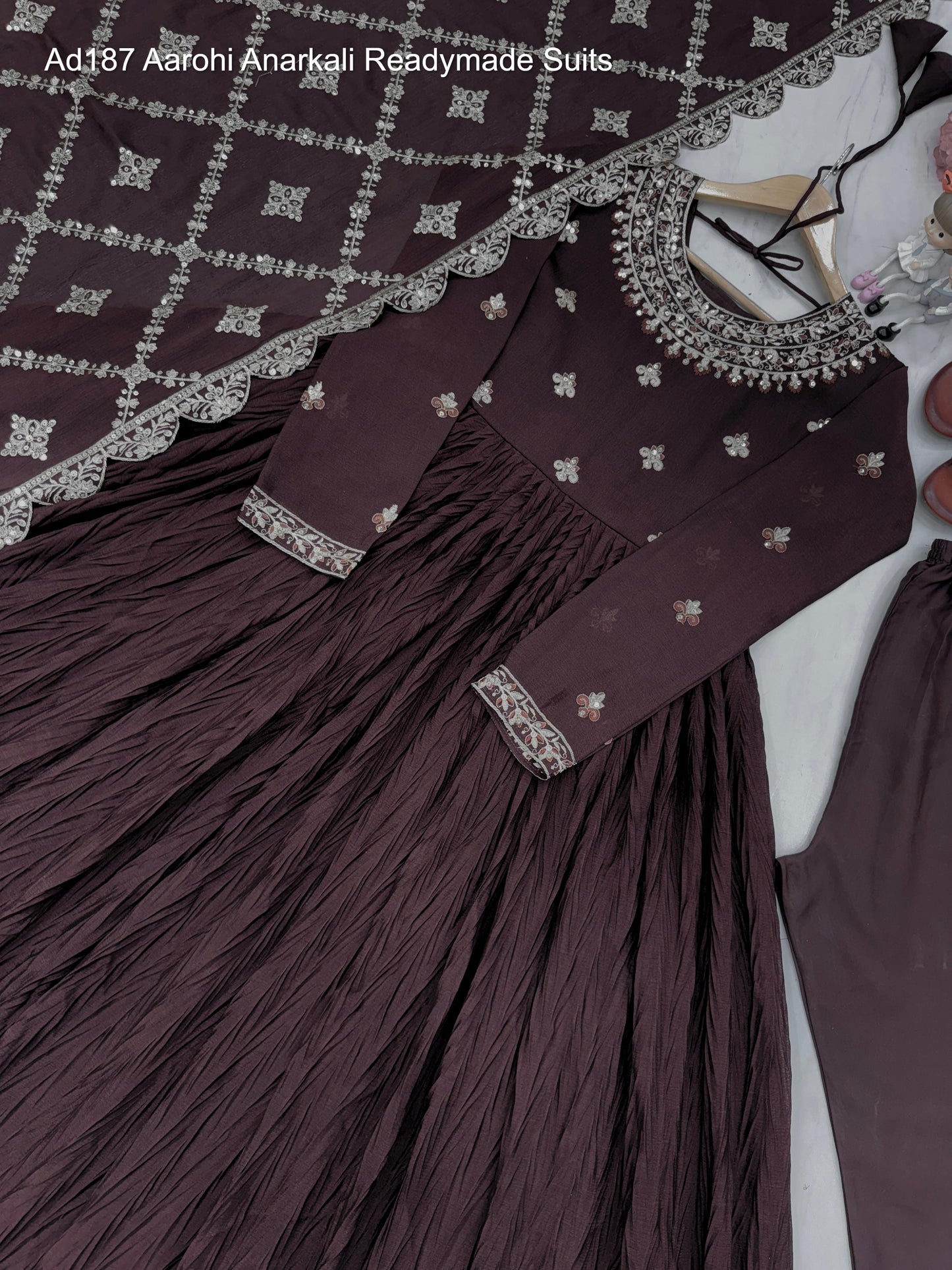 Ad187 Aarohi Anarkali Readymade Suits