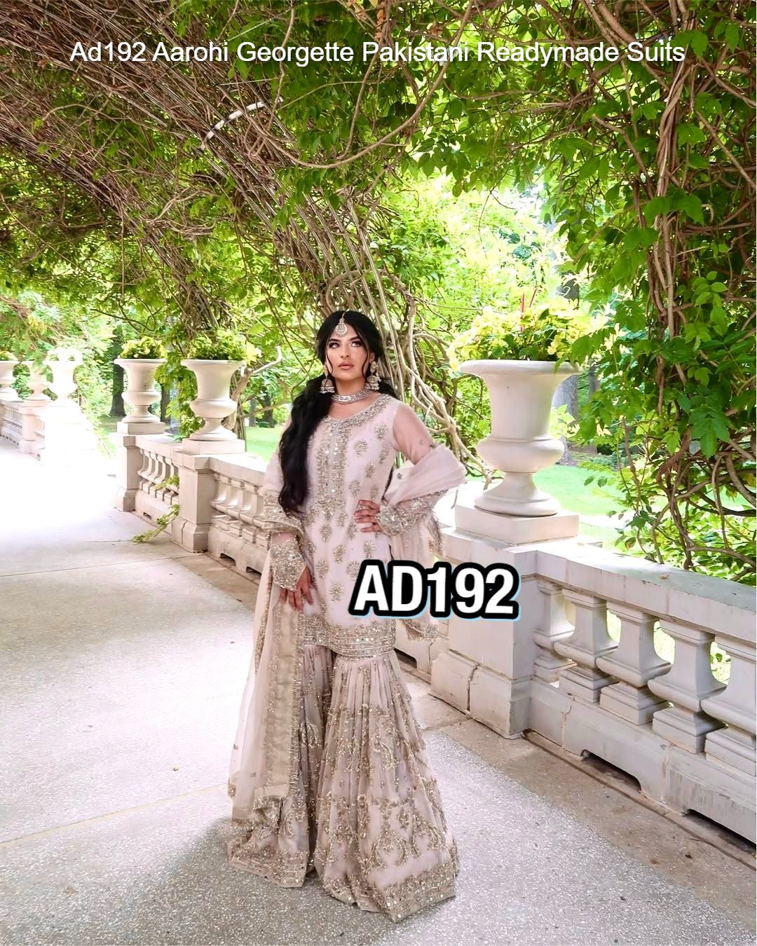 Ad192 Aarohi Georgette Pakistani Readymade Suits