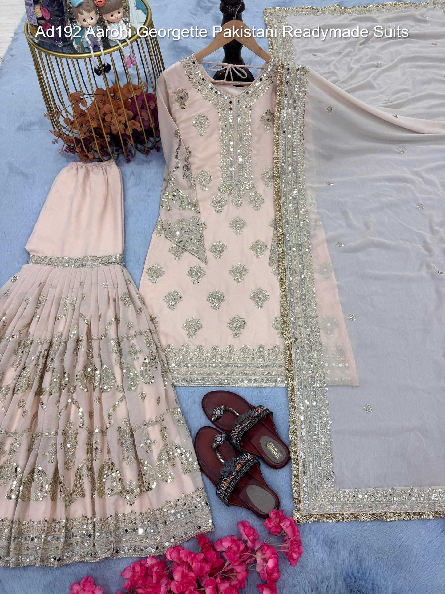 Ad192 Aarohi Georgette Pakistani Readymade Suits