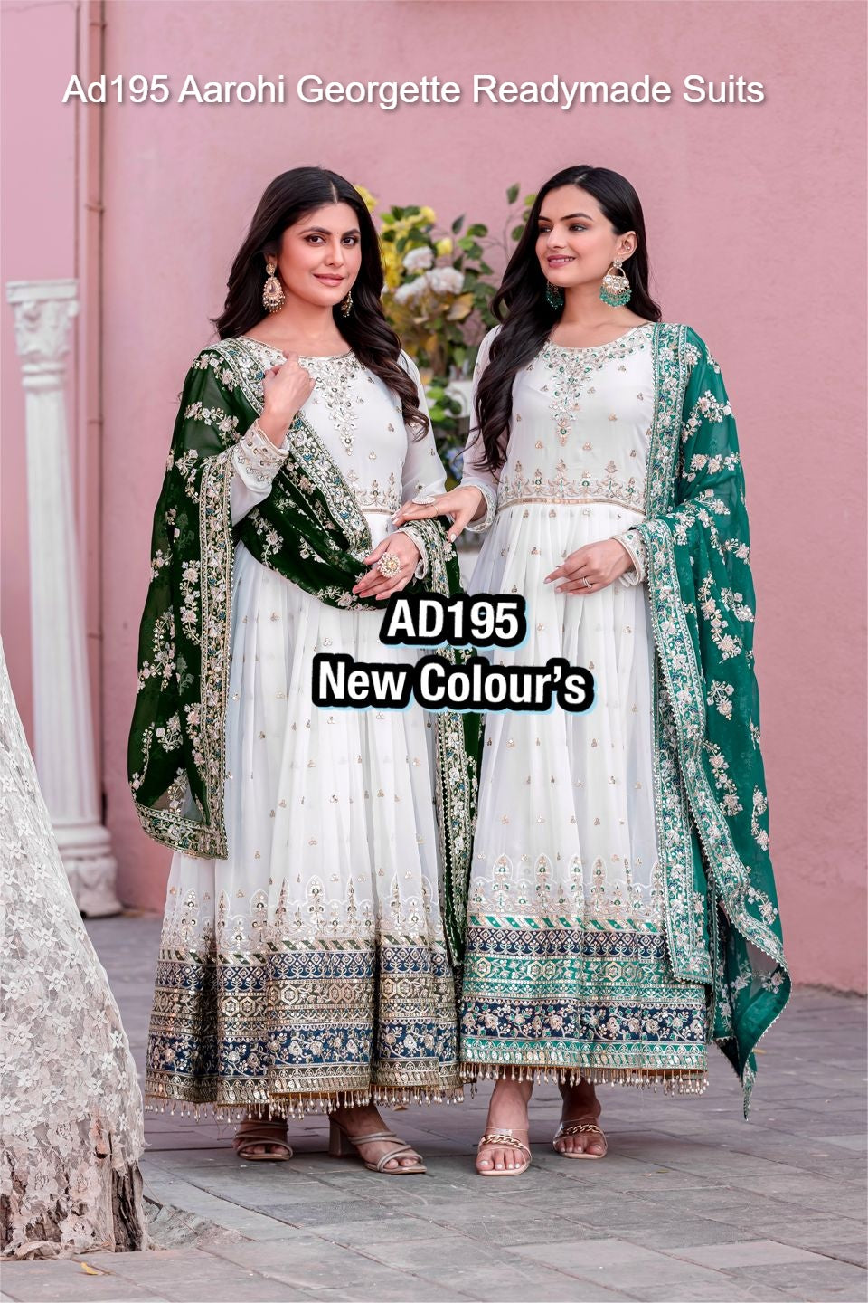 Ad195 Aarohi Georgette Readymade Suits