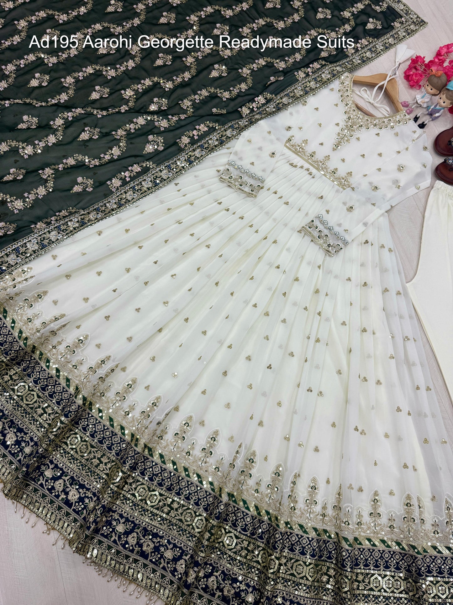 Ad195 Aarohi Georgette Readymade Suits