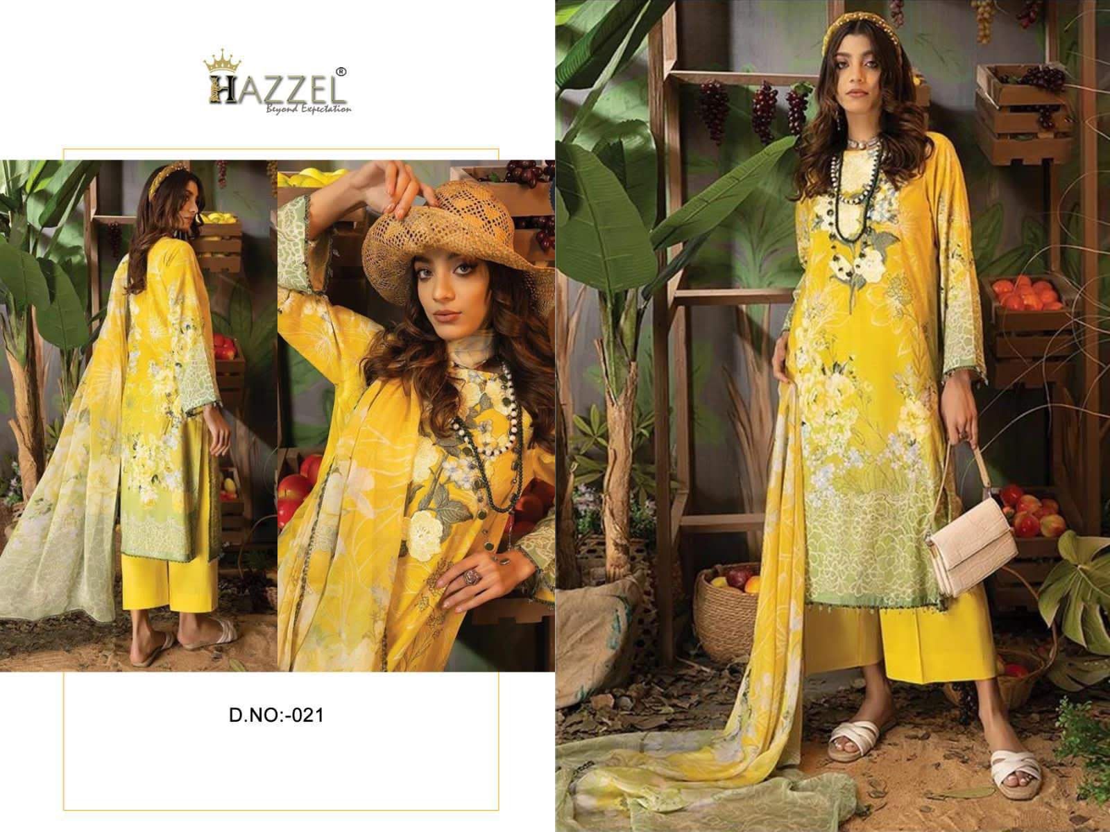 Adan Libas 021 Hazzel Printed Pakistani Patch Suits