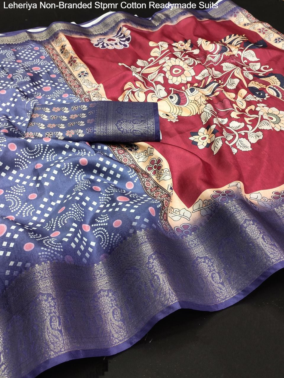 Adrika Colours Non-Branded Stmah Dola Silk Sarees