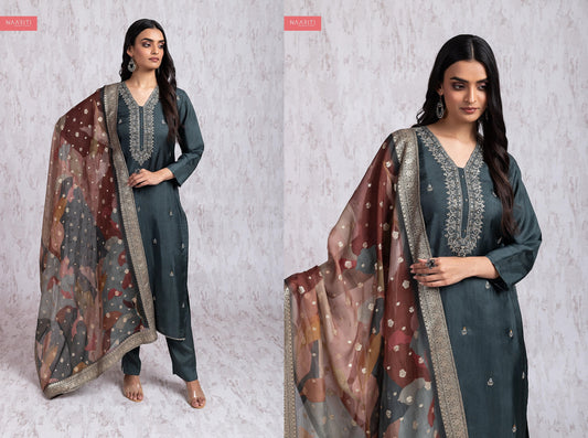 Agira Naariti Embroidery Unstitched Suits