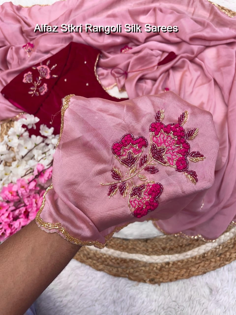 Alfaz Stkri Rangoli Silk Sarees