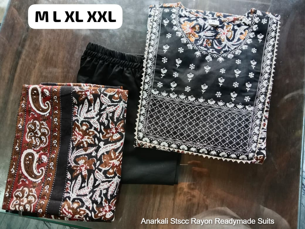 Anarkali Stscc Rayon Readymade Suits