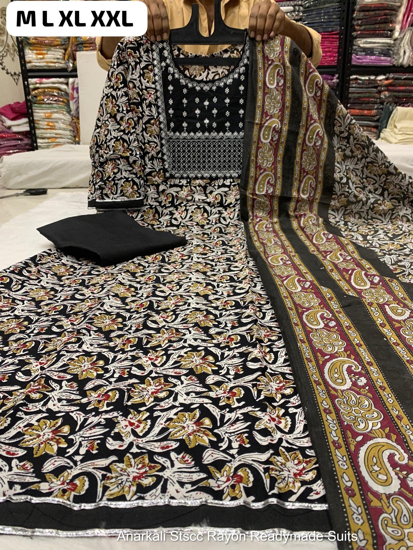 Anarkali Stscc Rayon Readymade Suits