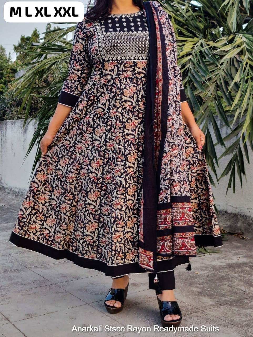 Anarkali Stscc Rayon Readymade Suits