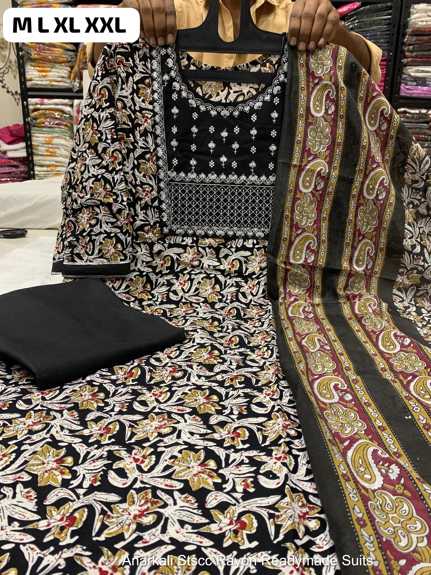 Anarkali Stscc Rayon Readymade Suits