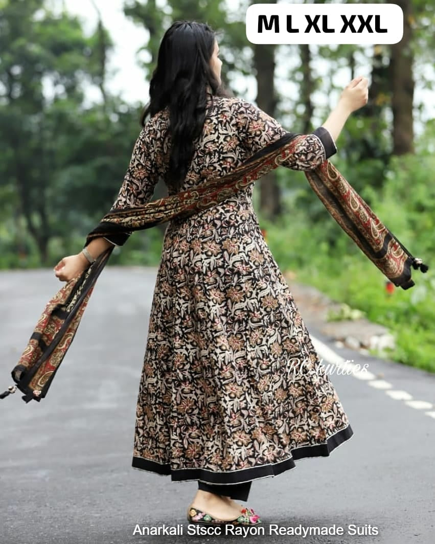 Anarkali Stscc Rayon Readymade Suits
