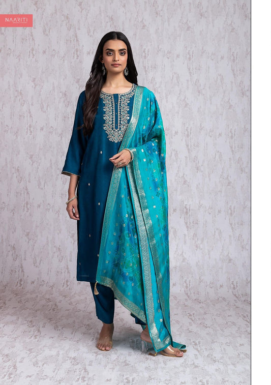 Anaya 3608 Naariti Russian Silk Unstitched Suits
