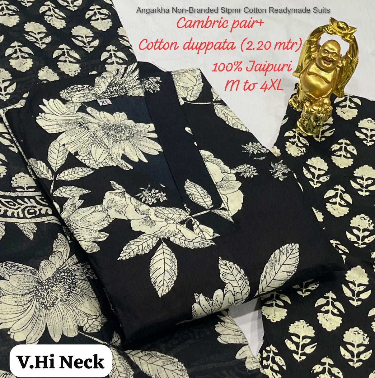 Angarkha Non-Branded Stpmr Cotton Readymade Suits