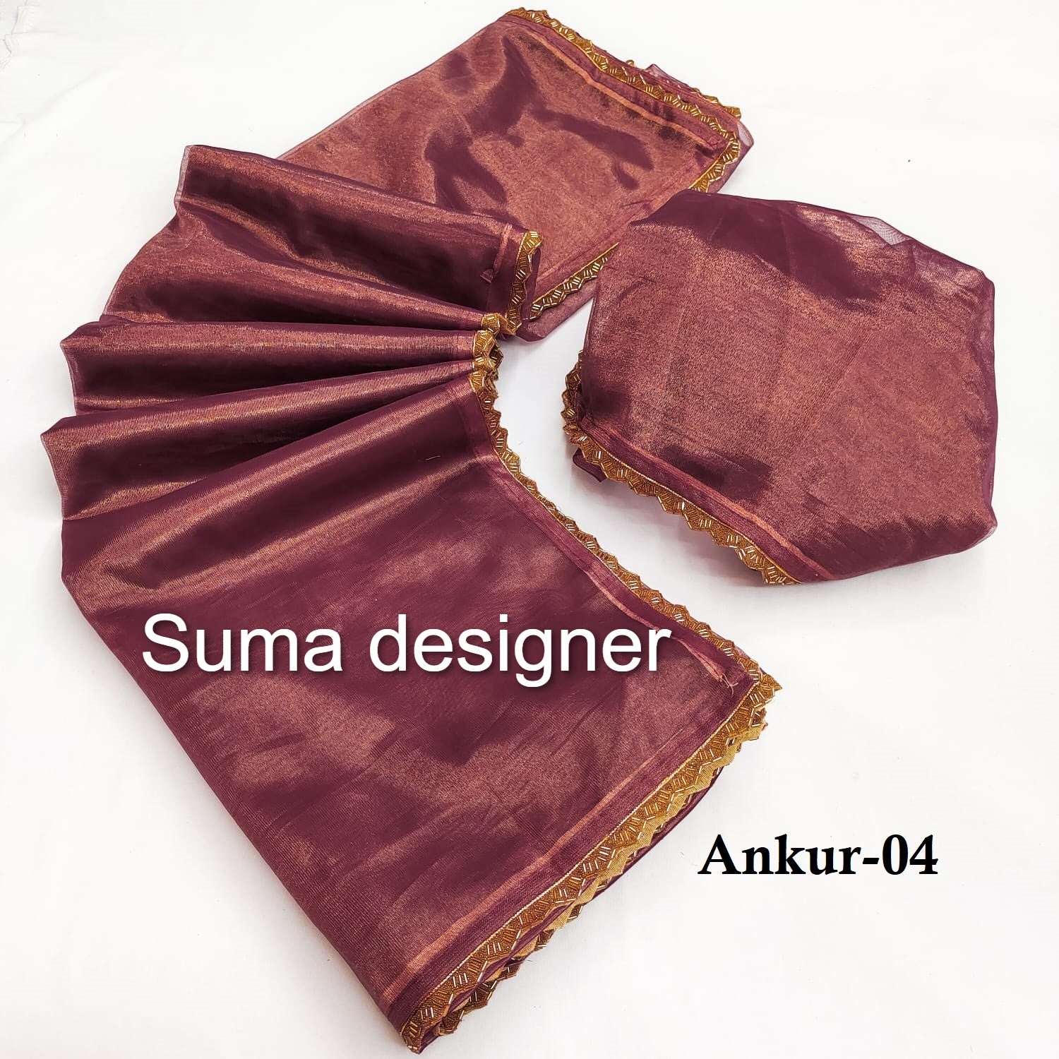 Ankur-04 Suma Designer Twill Net Sarees