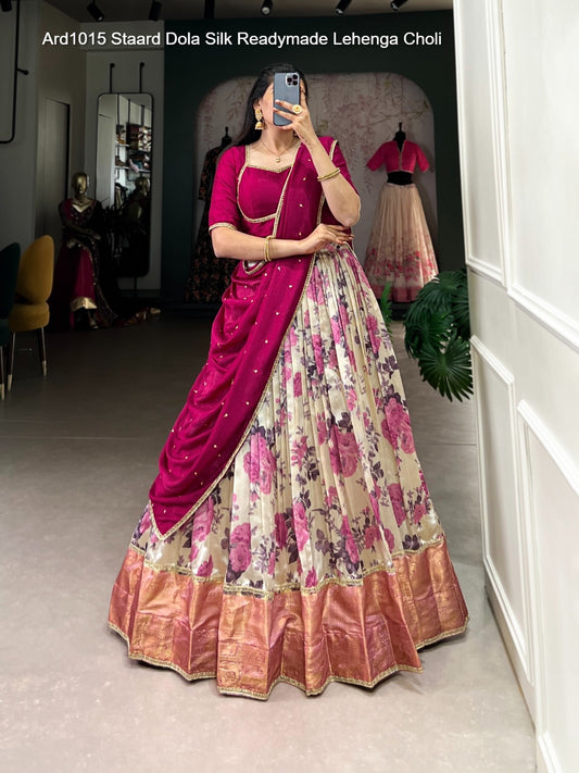 Ard1015 Staard Dola Silk Readymade Lehenga Choli