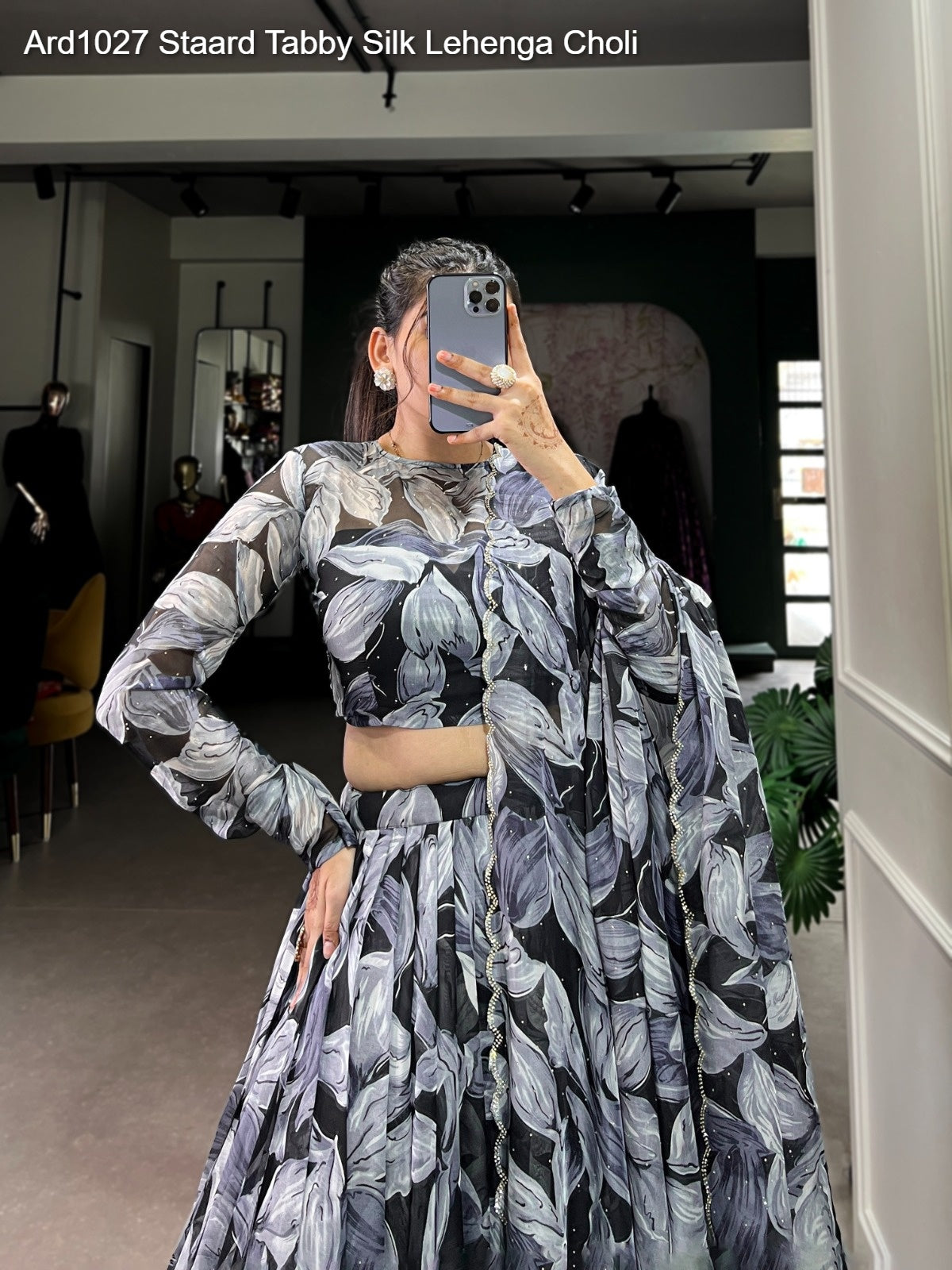 Ard1027 Staard Tabby Silk Lehenga Choli