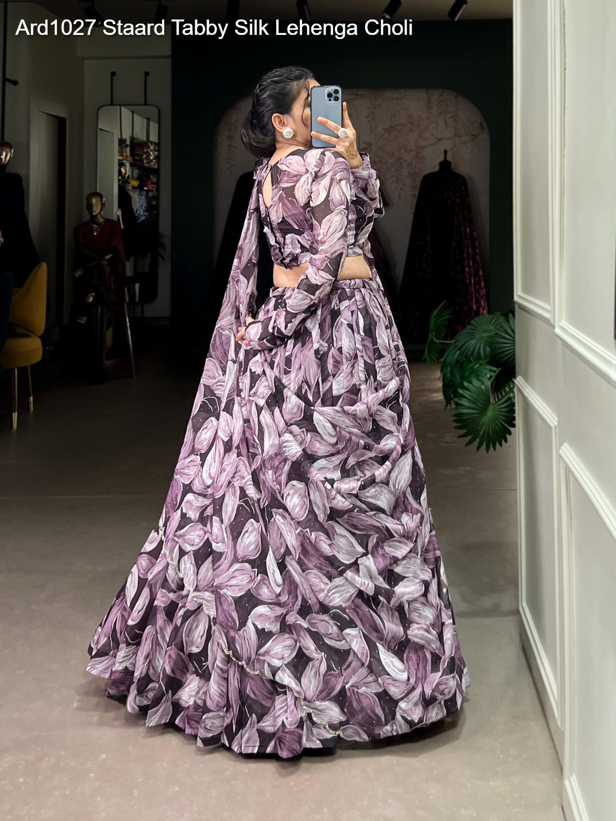 Ard1027 Staard Tabby Silk Lehenga Choli