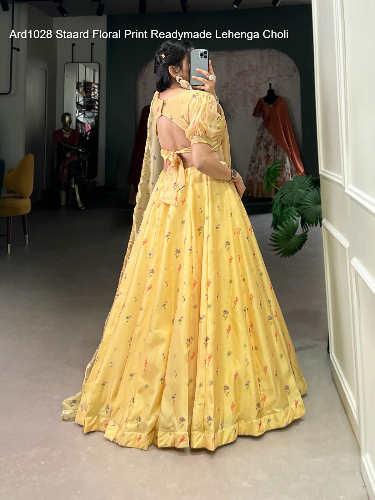 Ard1028 Staard Floral Print Readymade Lehenga Choli