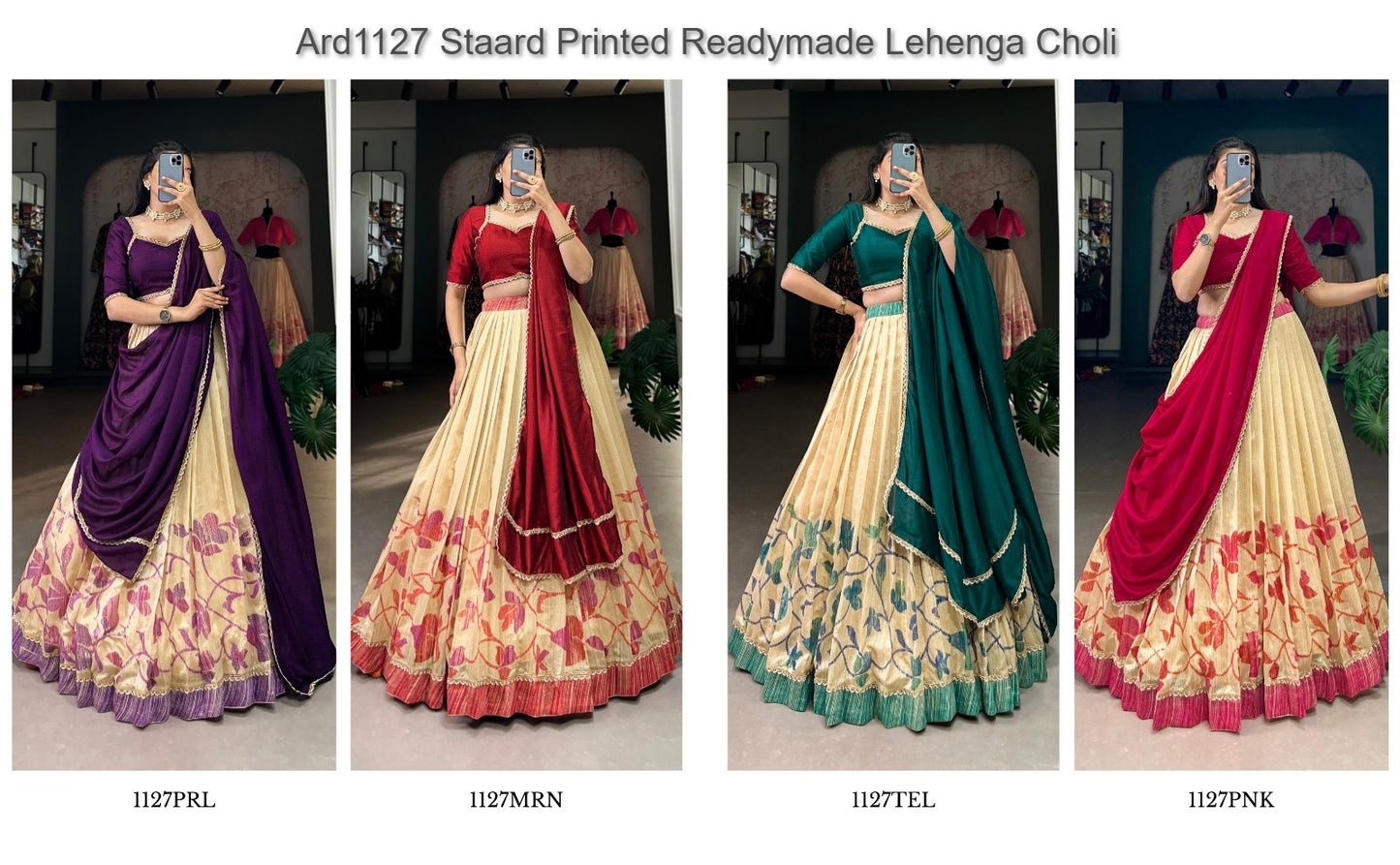 Ard1127 Staard Printed Readymade Lehenga Choli