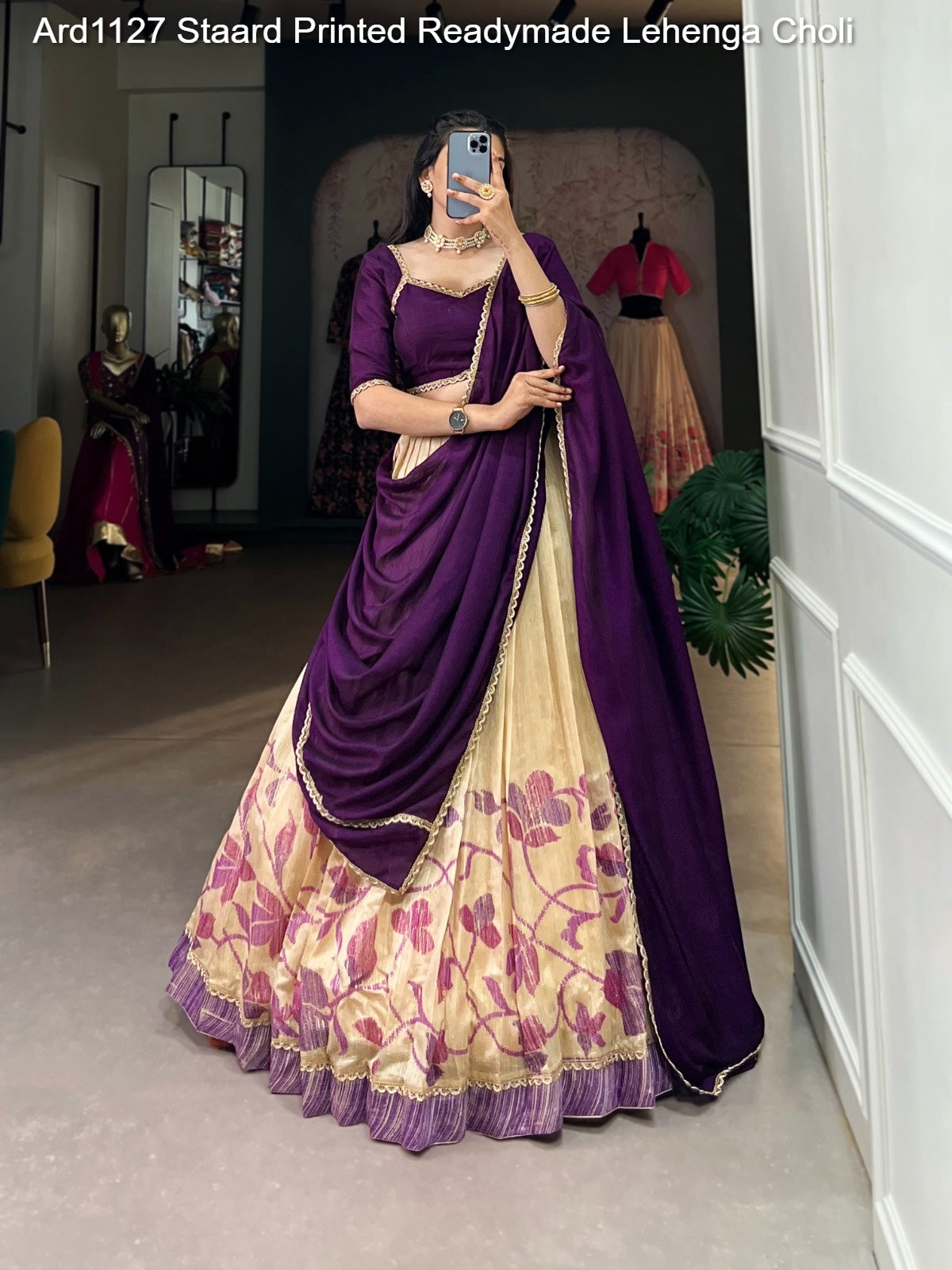 Ard1127 Staard Printed Readymade Lehenga Choli
