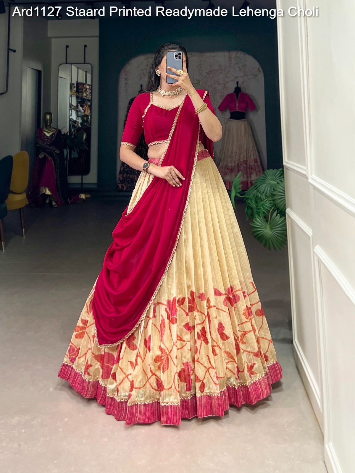 Ard1127 Staard Printed Readymade Lehenga Choli