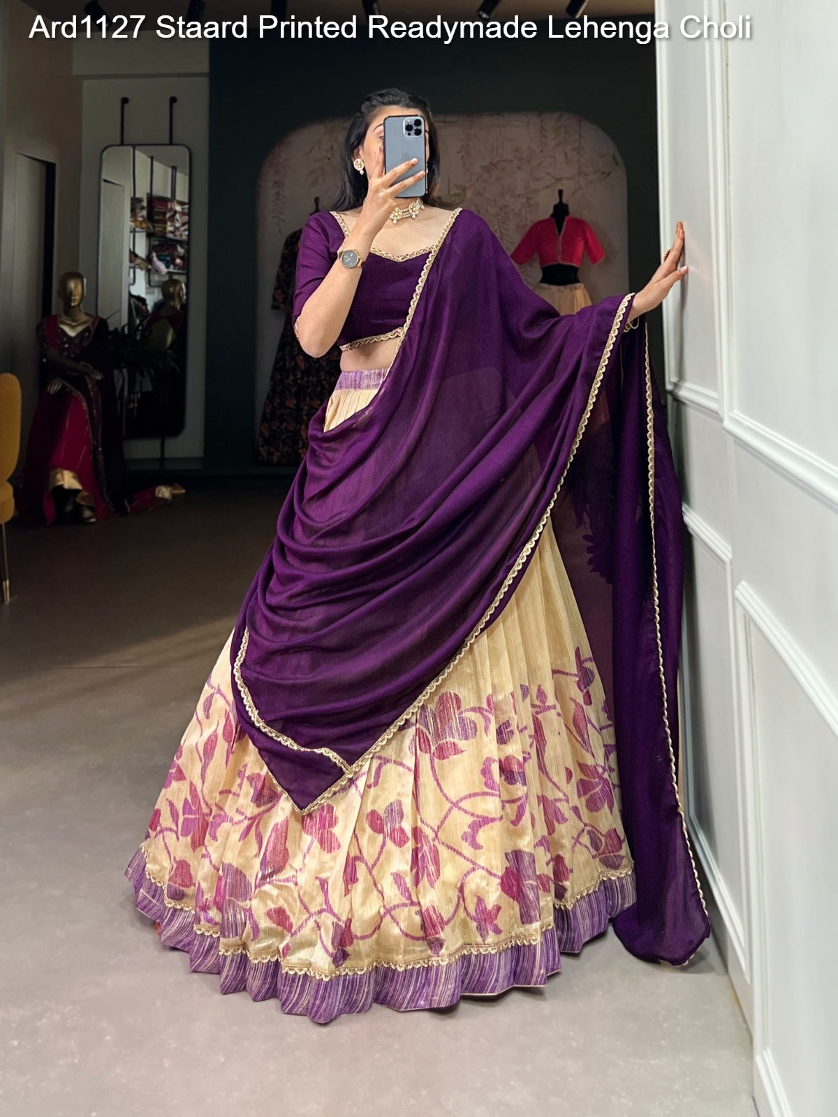 Ard1127 Staard Printed Readymade Lehenga Choli