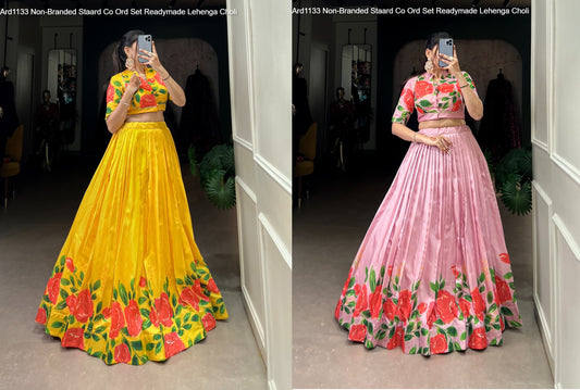 Ard1133 Non-Branded Staard Co Ord Set Readymade Lehenga Choli