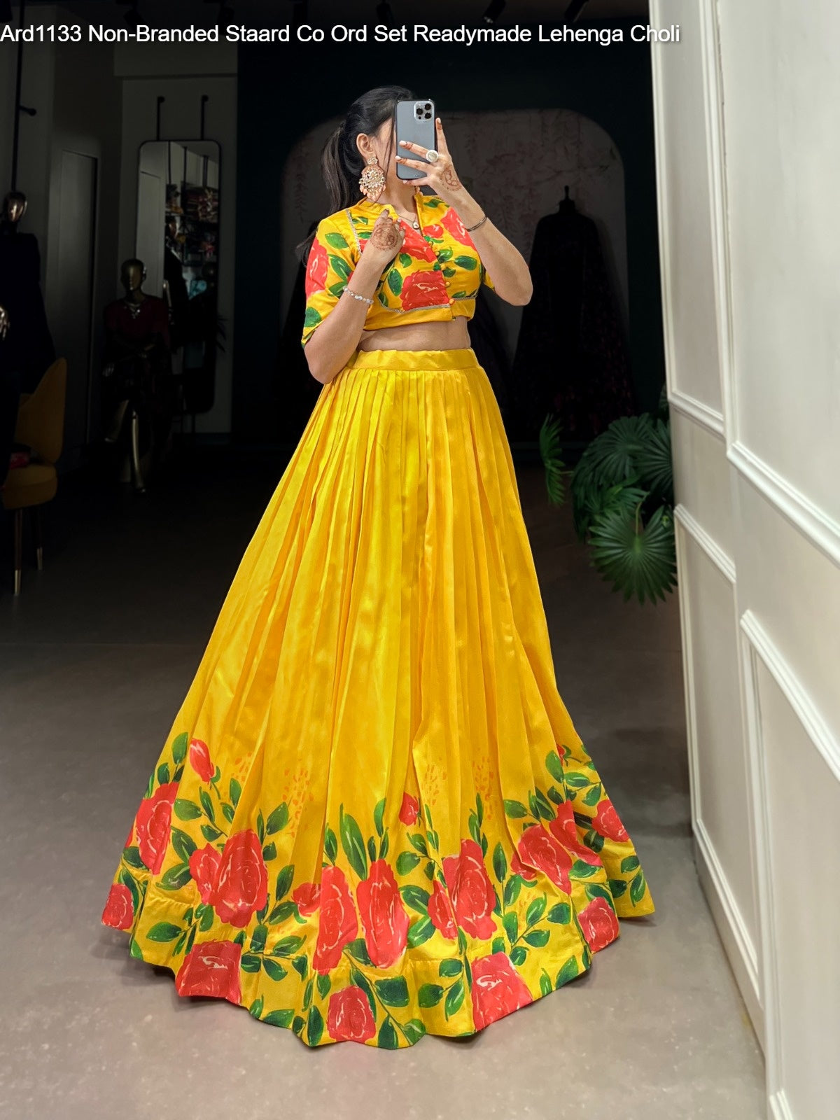 Ard1133 Non-Branded Staard Co Ord Set Readymade Lehenga Choli