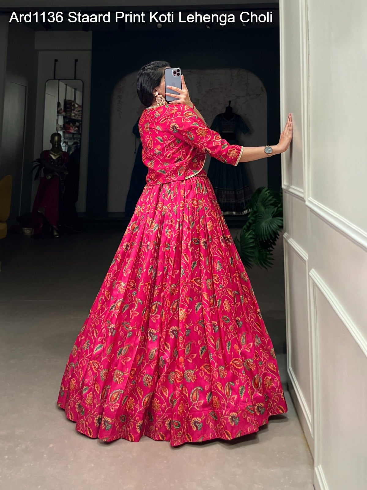 Ard1136 Staard Print Koti Lehenga Choli