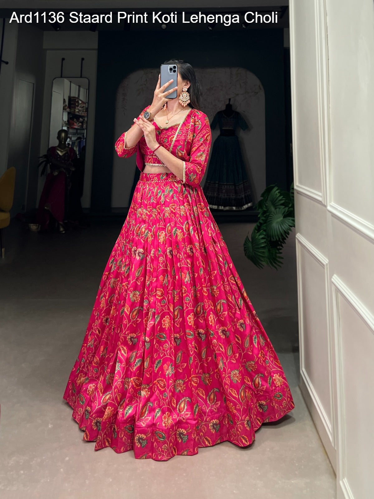 Ard1136 Staard Print Koti Lehenga Choli