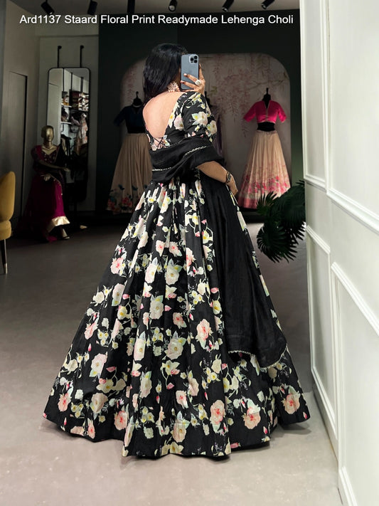 Ard1137 Staard Floral Print Readymade Lehenga Choli