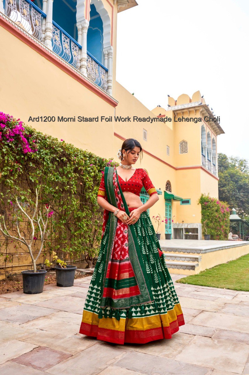 Ard1200 Morni Staard Foil Work Readymade Lehenga Choli