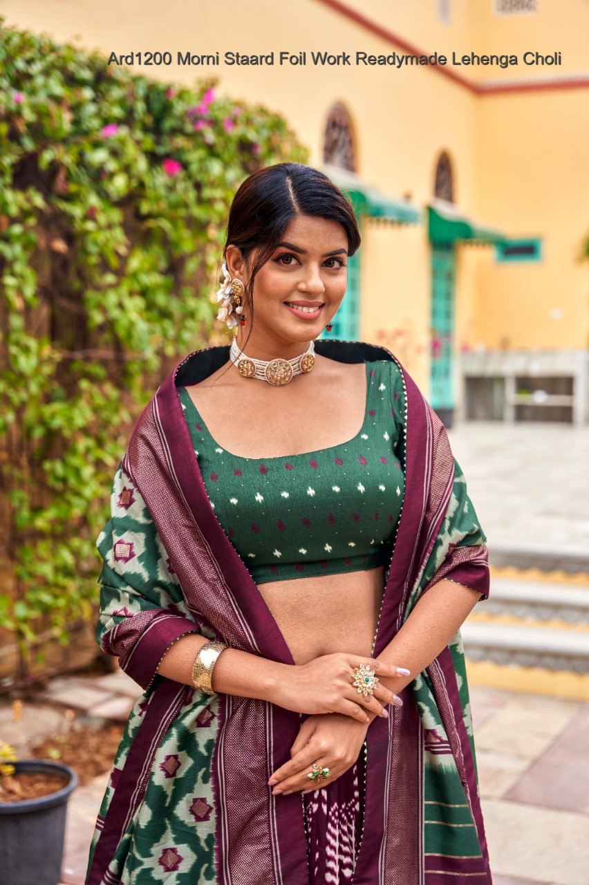 Ard1200 Morni Staard Foil Work Readymade Lehenga Choli