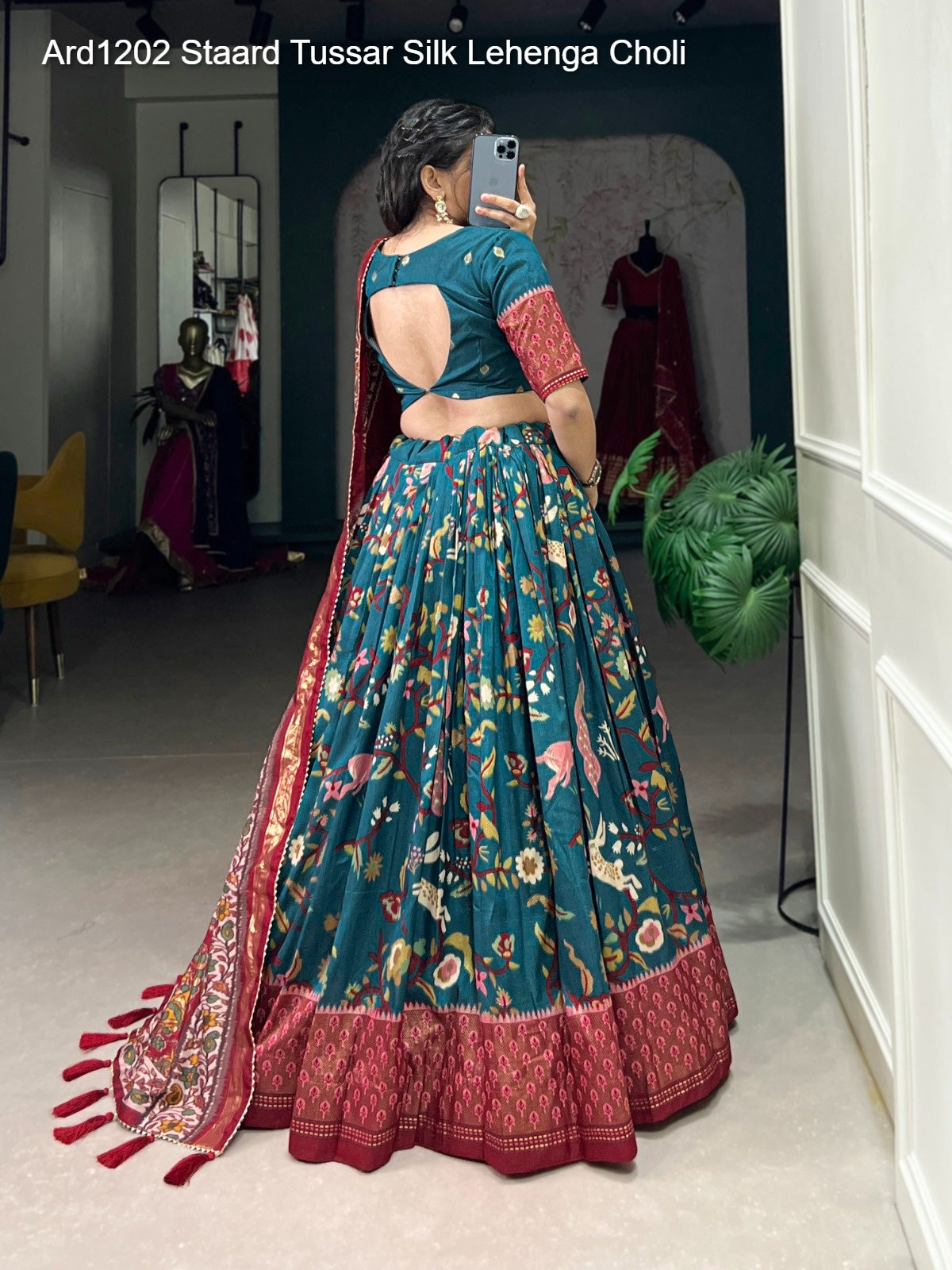 Ard1202 Staard Tussar Silk Lehenga Choli