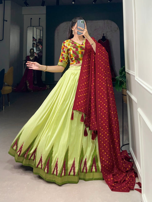 Ard1208Pst Staard Printed Readymade Lehenga Choli