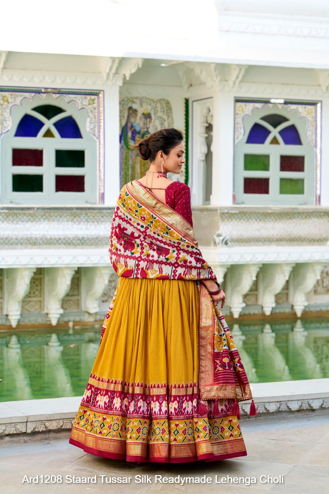 Ard1208 Staard Tussar Silk Readymade Lehenga Choli