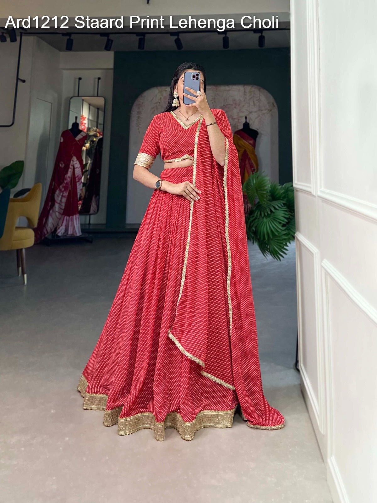 Ard1212 Staard Print Lehenga Choli
