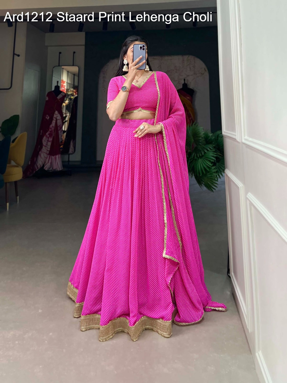 Ard1212 Staard Print Lehenga Choli