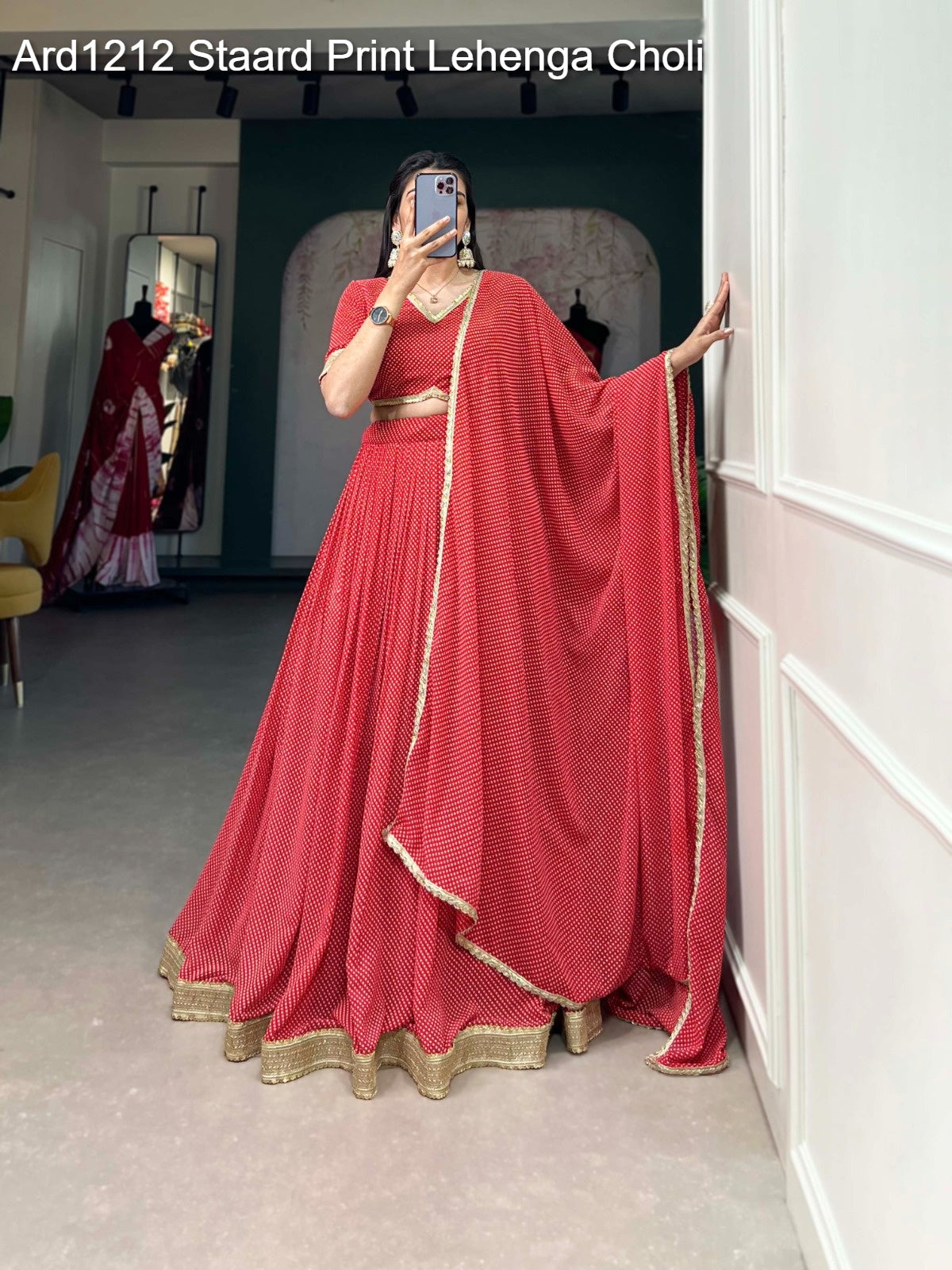 Ard1212 Staard Print Lehenga Choli