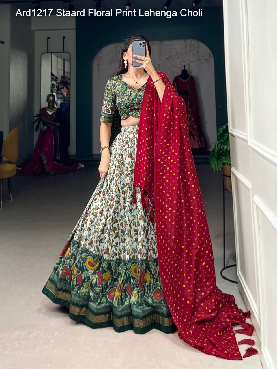 Ard1217 Staard Floral Print Lehenga Choli