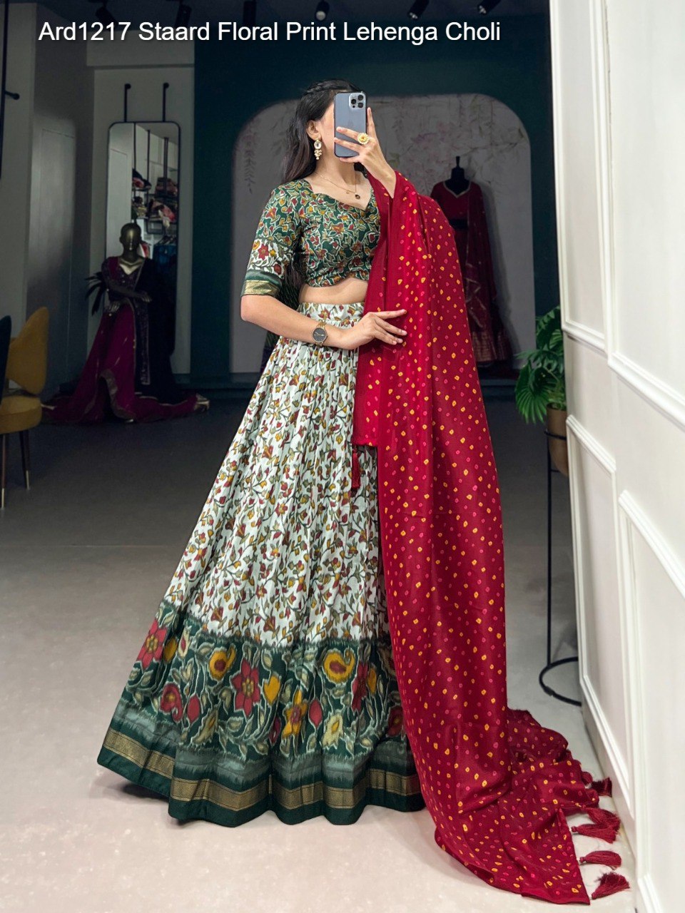 Ard1217 Staard Floral Print Lehenga Choli
