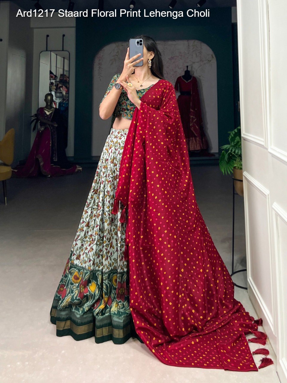 Ard1217 Staard Floral Print Lehenga Choli