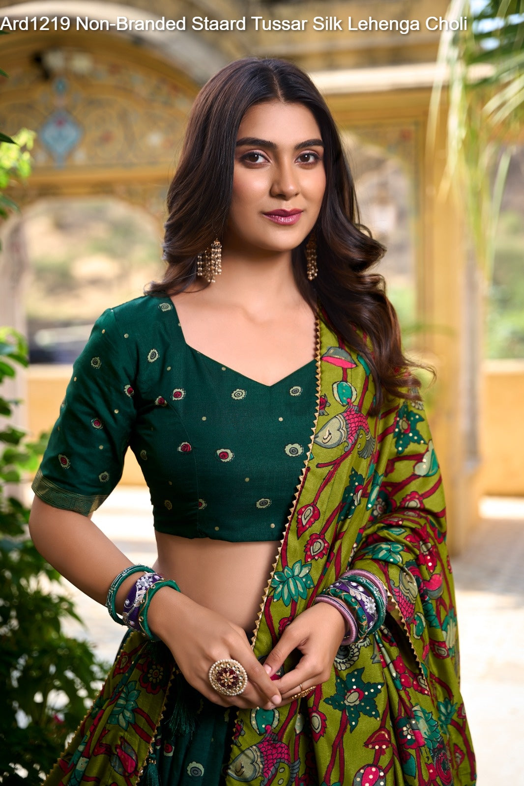 Ard1219 Non-Branded Staard Tussar Silk Lehenga Choli