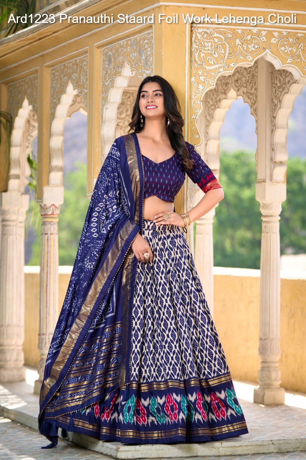 Ard1223 Pranauthi Staard Foil Work Lehenga Choli